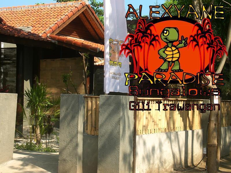 Alexyane Paradise Bungalow Gili Trawangan Esterno foto