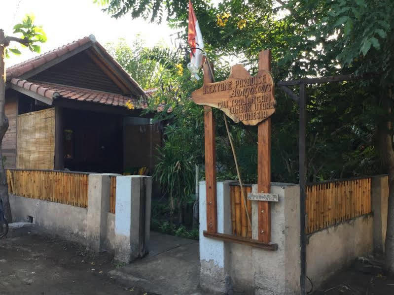 Alexyane Paradise Bungalow Gili Trawangan Esterno foto